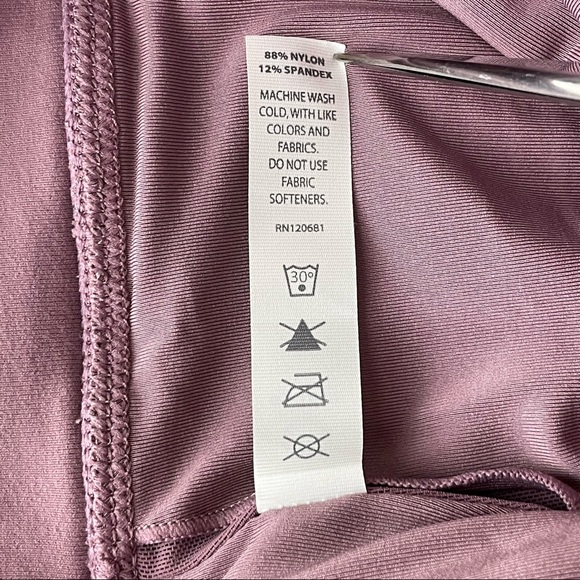 GLYDER NWT WISTFUL MAUVE BLOSSOM SPORTS BRA EXTRA SMALL - Picture 9 of 9